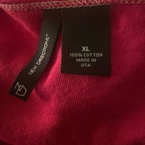 New directions red top holiday ornament detail cotton embellished extra large - Picture 4 of 14